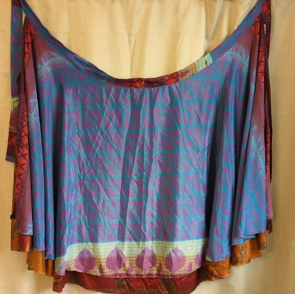 DGY Darn Good Yarn Sari Skirt Junior Ankle